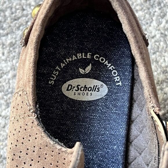 Dr Scholls Never End Ankle Boot Sz 9.5 Brown Camel Perforated - Picture 7 of 11